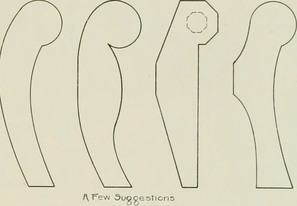 An illustration from Problems in woodwork in combination with other materials for elementary manual training, 1917, leaf 218