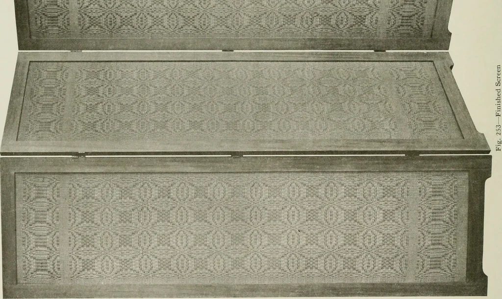 An illustration from Problems in woodwork in combination with other materials for elementary manual training, 1917, leaf 223