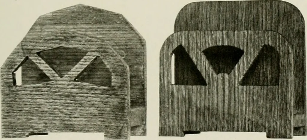 An illustration from Problems in woodwork in combination with other materials for elementary manual training, 1917, leaf 24