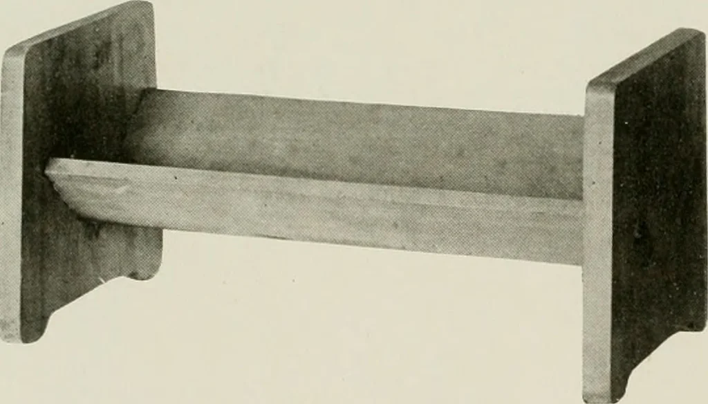 An illustration from Problems in woodwork in combination with other materials for elementary manual training, 1917, leaf 33
