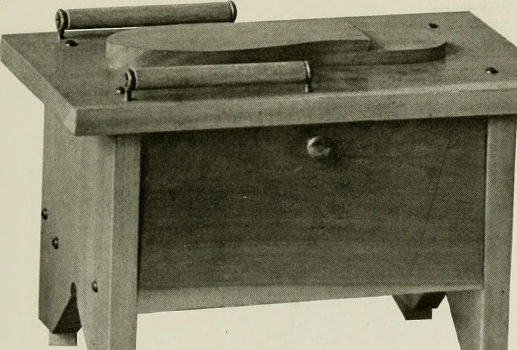 An illustration from Problems in woodwork in combination with other materials for elementary manual training, 1917, leaf 42