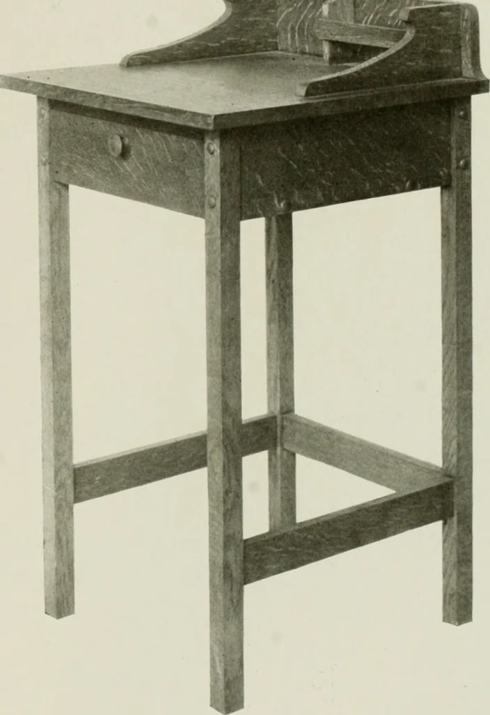 An illustration from Problems in woodwork in combination with other materials for elementary manual training, 1917, leaf 50