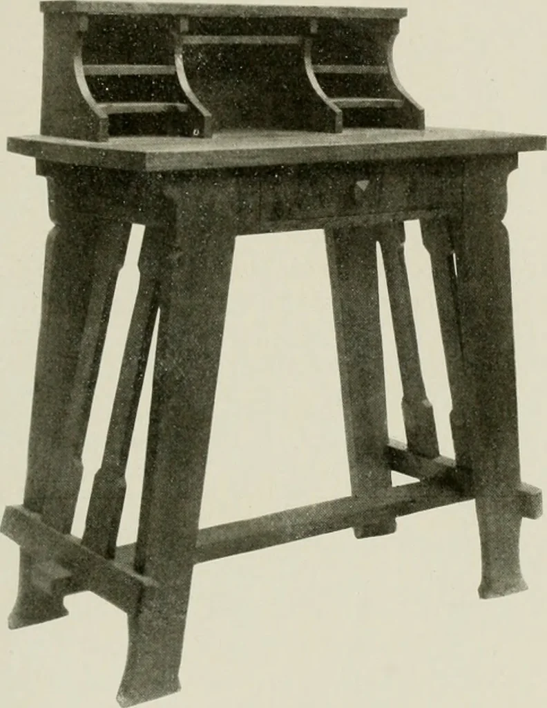 An illustration from Problems in woodwork in combination with other materials for elementary manual training, 1917, leaf 60
