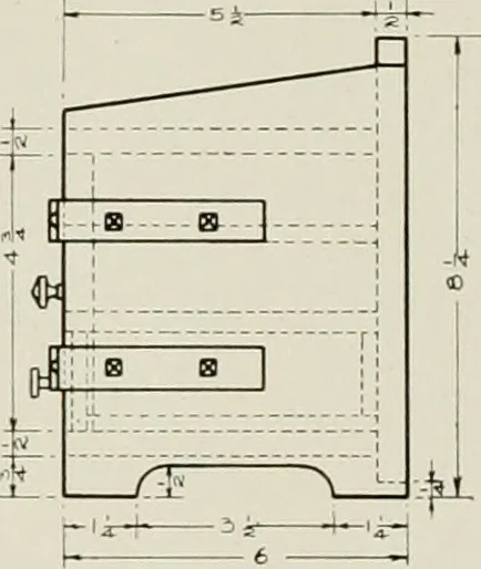 An illustration from Problems in woodwork in combination with other materials for elementary manual training, 1917, leaf 65