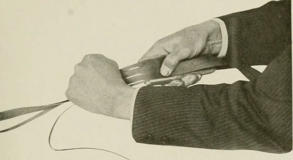 An illustration from Problems in woodwork in combination with other materials for elementary manual training, 1917, leaf 72