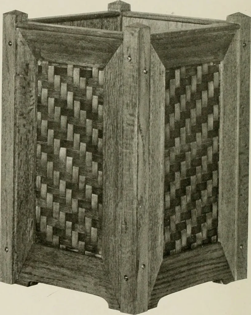 An illustration from Problems in woodwork in combination with other materials for elementary manual training, 1917, leaf 85