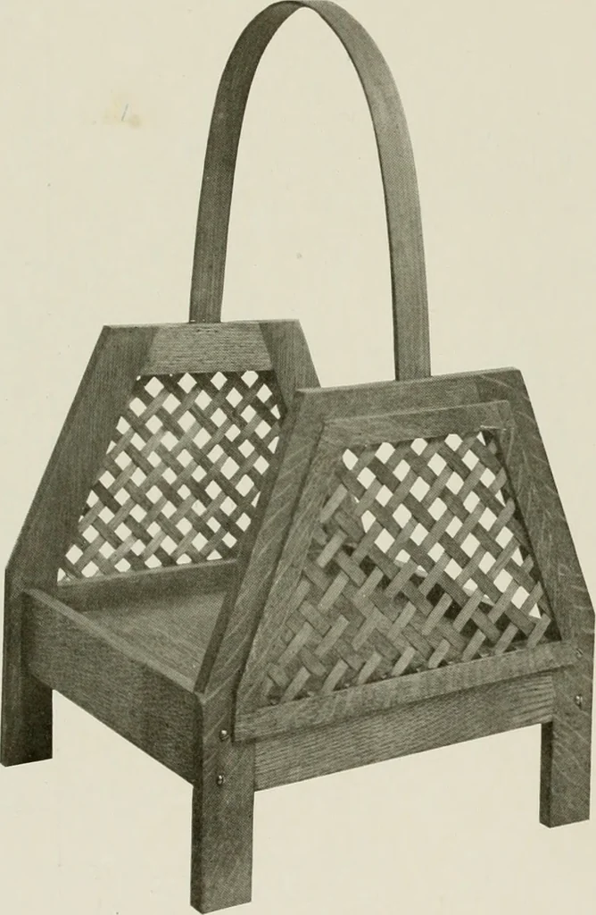 An illustration from Problems in woodwork in combination with other materials for elementary manual training, 1917, leaf 87