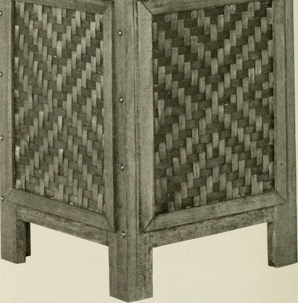 An illustration from Problems in woodwork in combination with other materials for elementary manual training, 1917, leaf 87