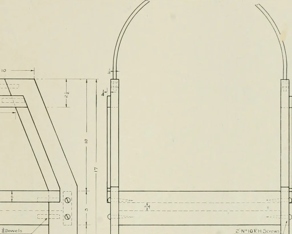 An illustration from Problems in woodwork in combination with other materials for elementary manual training, 1917, leaf 88