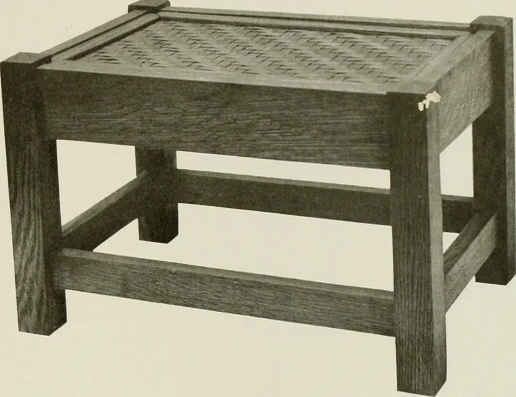 An illustration from Problems in woodwork in combination with other materials for elementary manual training, 1917, leaf 90