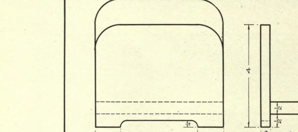 An illustration from Problems in woodwork, 1922, leaf 24