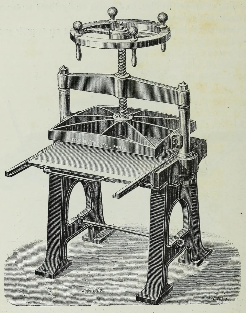 An illustration from Procédés de reproductions graphiques appliquées à l'imprimerie, 1888, leaf 38