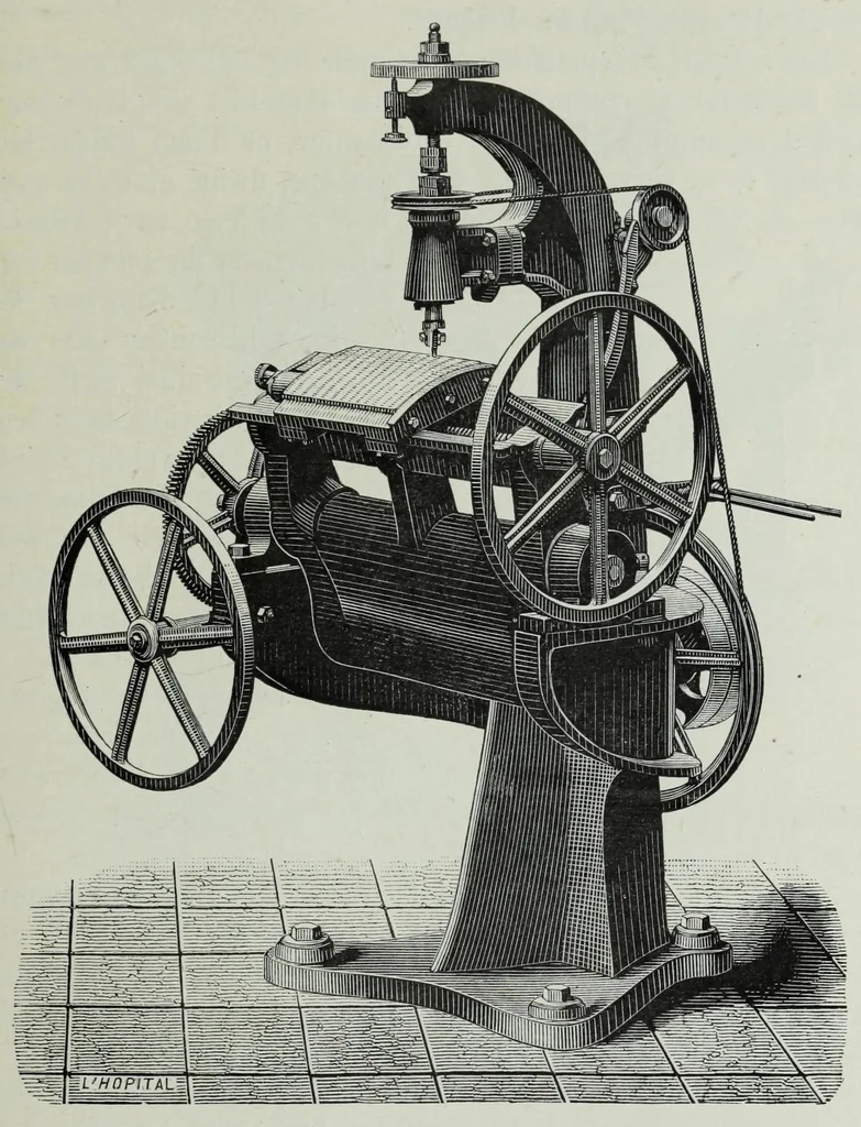 An illustration from Procédés de reproductions graphiques appliquées à l'imprimerie, 1888, leaf 79