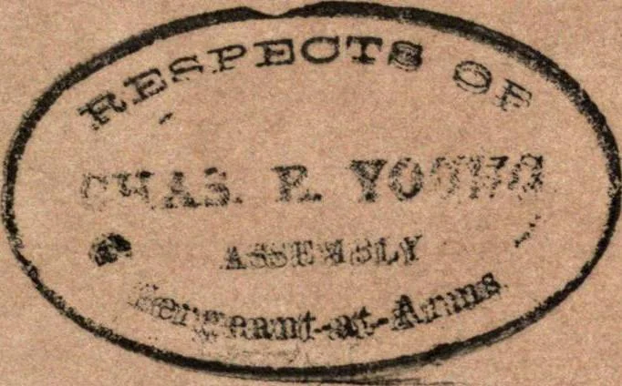An illustration from Proceedings attending the presentation of regimental colors to the Legislature, April 20, 1864, 1864, leaf 4