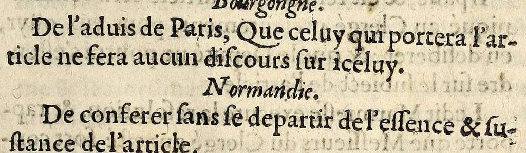 An illustration from Procez verbal de tovt ce qvi s'est passé en la Chambre du Tiers Estat, touchant le premier article de leur cahyer presenté au Roy., 1615, leaf 59