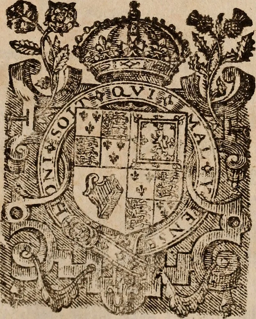 An illustration from A proclamation declaring his Maiesties pleasure concerning the dissoluing of the present conuention of parliament, 1621, leaf 6