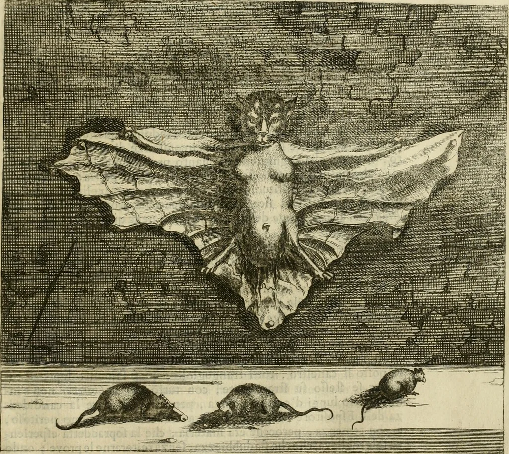 An illustration from Prodomo apologetico alli studi Chircheriani : opera di Gioseffo Petrucci, romano, nella quale con un'apparato di saggi diversi, si dà prova dell' esquisito studio ha tenuto il celebratissimo padre Atanasio Chircher, circa il credere all' opinioni degli scrittori, sì de' tempi andati, come de' presenti, e particolarmente intorno a quelle cose naturali dell' India, che gli furon portate, ò reserte dá quei, che abitarono quelle parti, 1677, leaf 110