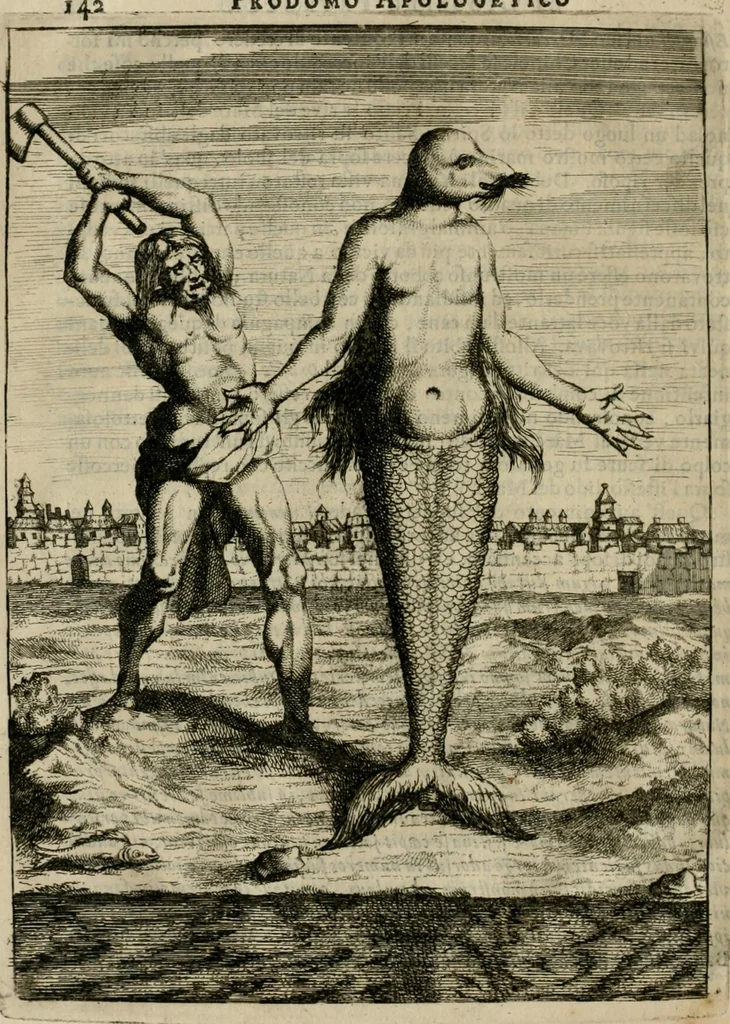 An illustration from Prodomo apologetico alli studi Chircheriani : opera di Gioseffo Petrucci, romano, nella quale con un'apparato di saggi diversi, si dà prova dell' esquisito studio ha tenuto il celebratissimo padre Atanasio Chircher, circa il credere all' opinioni degli scrittori, sì de' tempi andati, come de' presenti, e particolarmente intorno a quelle cose naturali dell' India, che gli furon portate, ò reserte dá quei, che abitarono quelle parti, 1677, leaf 169