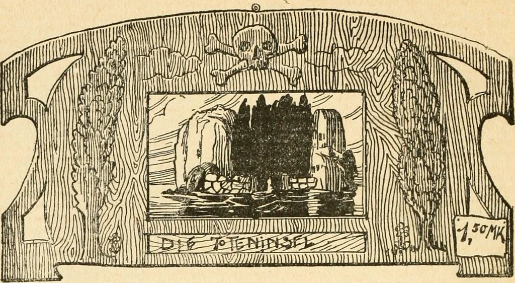 An illustration from Professeur Knatschké; oeuvres choisies du grand savant allemand et de sa fille Elsa. Recueillies et illustrées pour les Alsaciens par Hansi. Fidèlement traduites en français par H.P. Colle, 1916, leaf 67