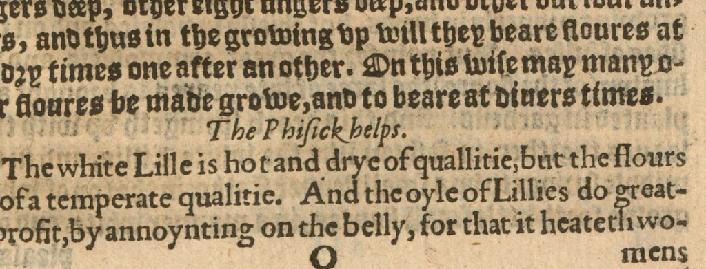 An illustration from The profitable arte of gardening : to which is added much necessarie matter, and a number of secrets, with the phisicke helps belonging to each hearbe, and that easily prepared : to this is annexed two proper treatises, the one entituled, The meruailous gouernment, propertie, and benefite of bees, with the rare secretes of the honnie and waxe ; and the other, The yerely coniectures meete for husbandmen ; to these is likewise added a Treatise of the arte of graffing and planting of trees, 1593, leaf 111