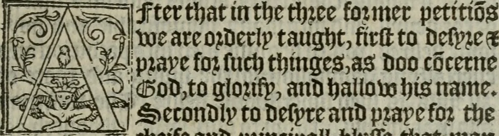An illustration from A profitable and necessarye doctryne : with certayne homelies adioyned therunto, 1555, leaf 372