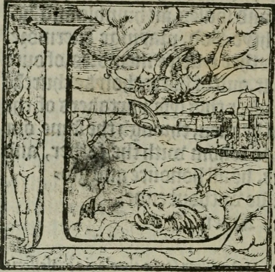 An illustration from A profitable and necessarye doctryne : with certayne homelies adioyned therunto, 1555, leaf 489