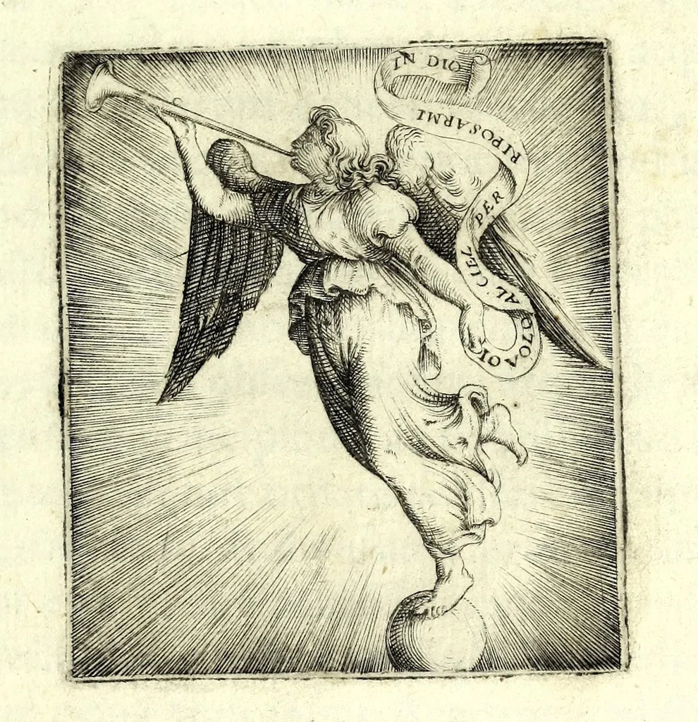 An illustration from Progne, tragoedia, nvnc primvm edita, 1558, leaf 5