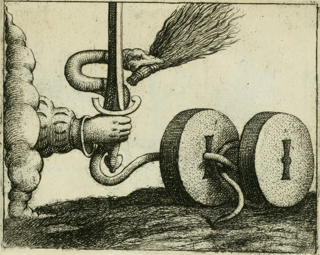 An illustration from Prognosticatio eximii doctoris Theophrasti Paracelsi, 1500, leaf 12