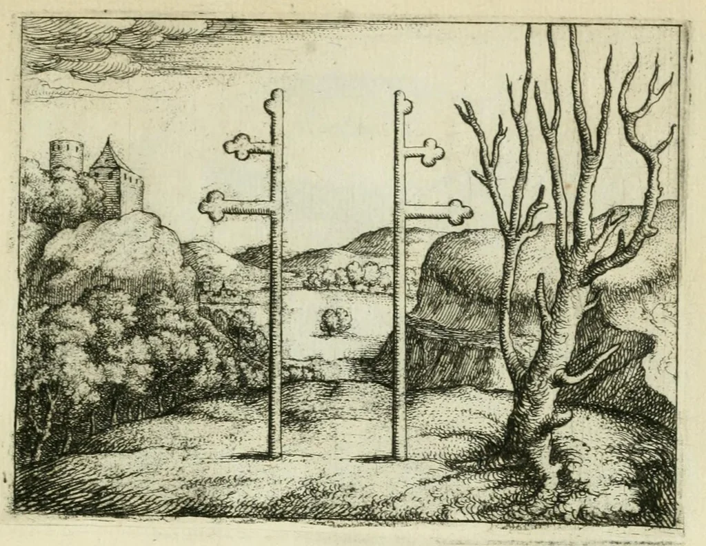 An illustration from Prognosticatio eximii doctoris Theophrasti Paracelsi, 1560, leaf 19