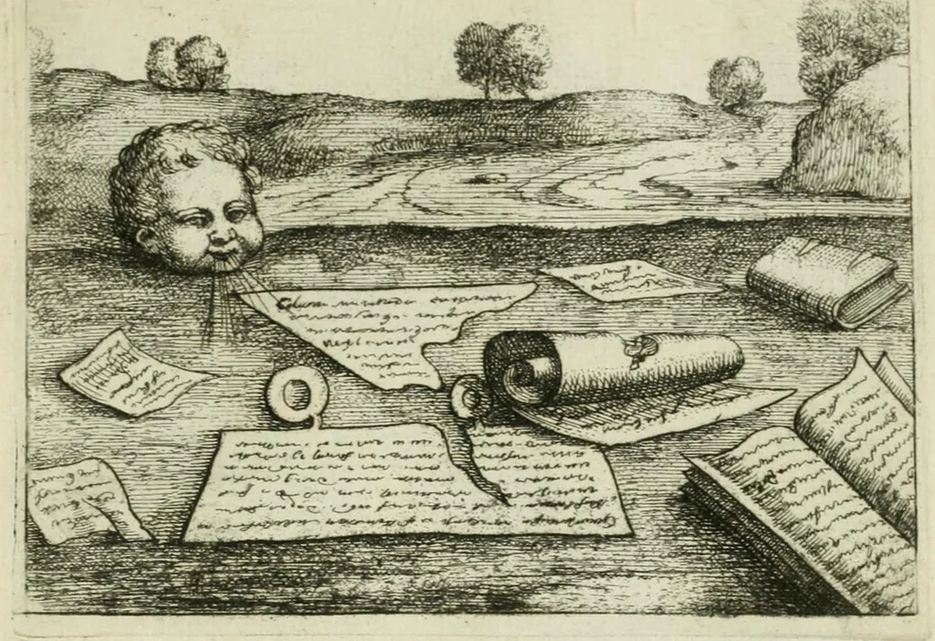 An illustration from Prognosticatio eximii doctoris Theophrasti Paracelsi, 1560, leaf 43