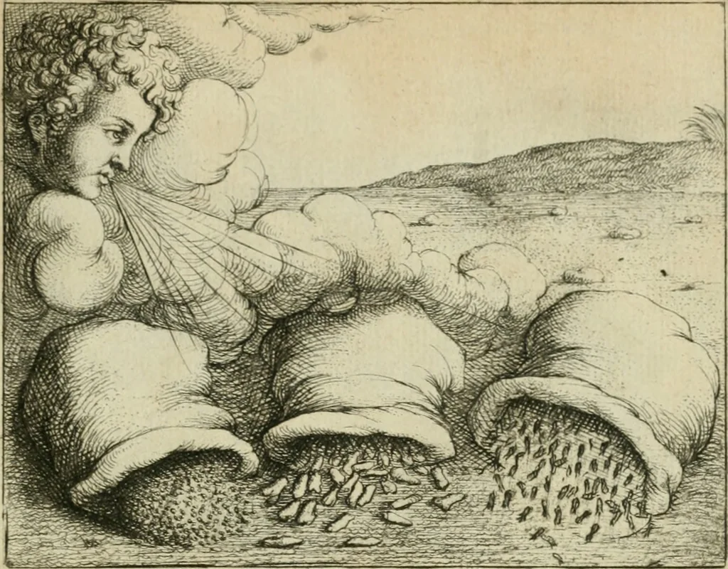 An illustration from Prognosticatio eximii doctoris Theophrasti Paracelsi, 1500, leaf 46