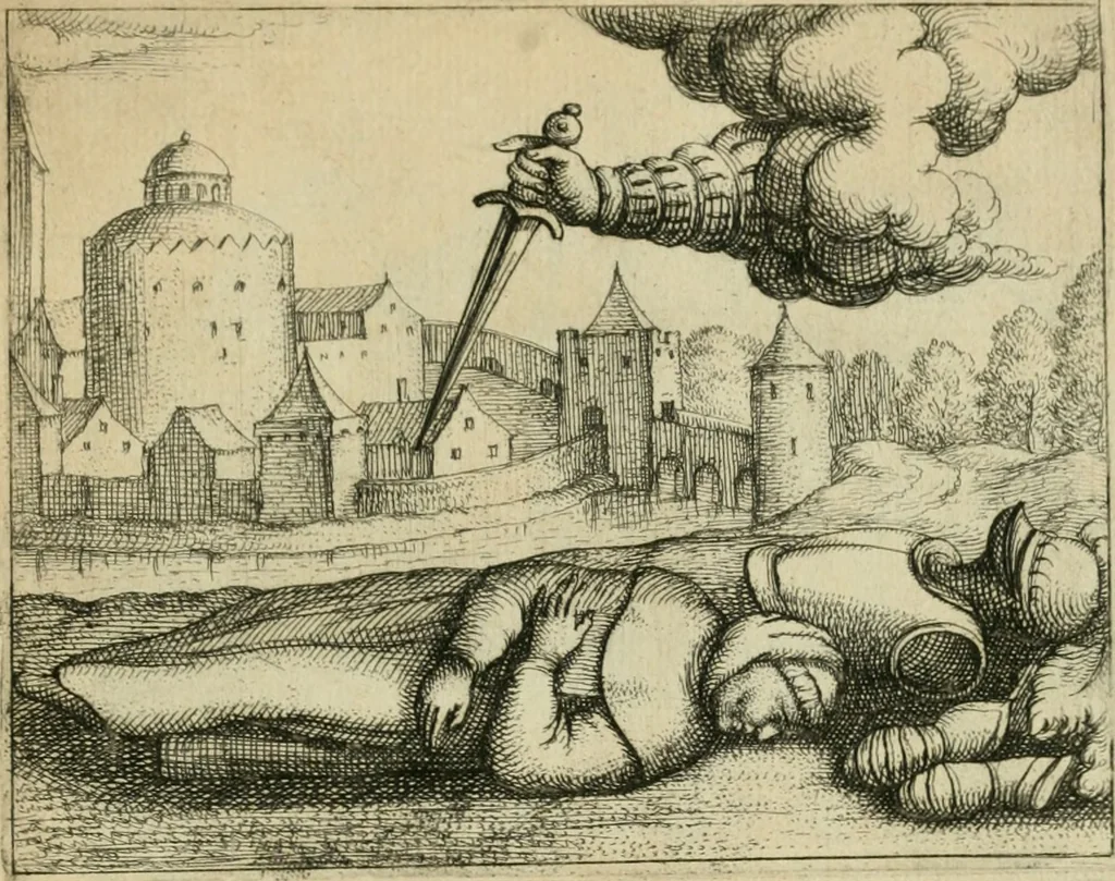An illustration from Prognosticatio eximii doctoris Theophrasti Paracelsi, 1500, leaf 54