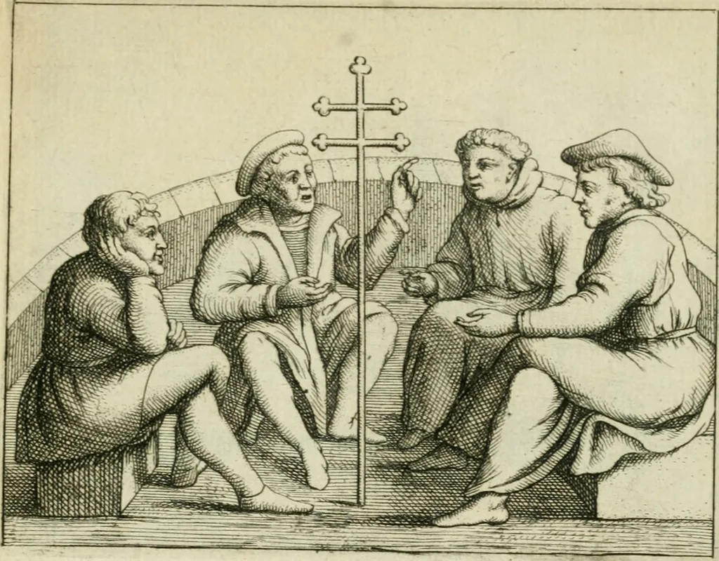 An illustration from Prognosticatio eximii doctoris Theophrasti Paracelsi, 1500, leaf 66