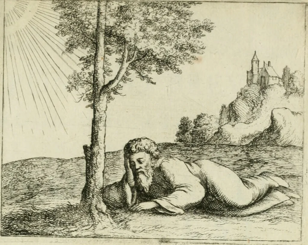 An illustration from Prognosticatio eximii doctoris Theophrasti Paracelsi, 1500, leaf 74