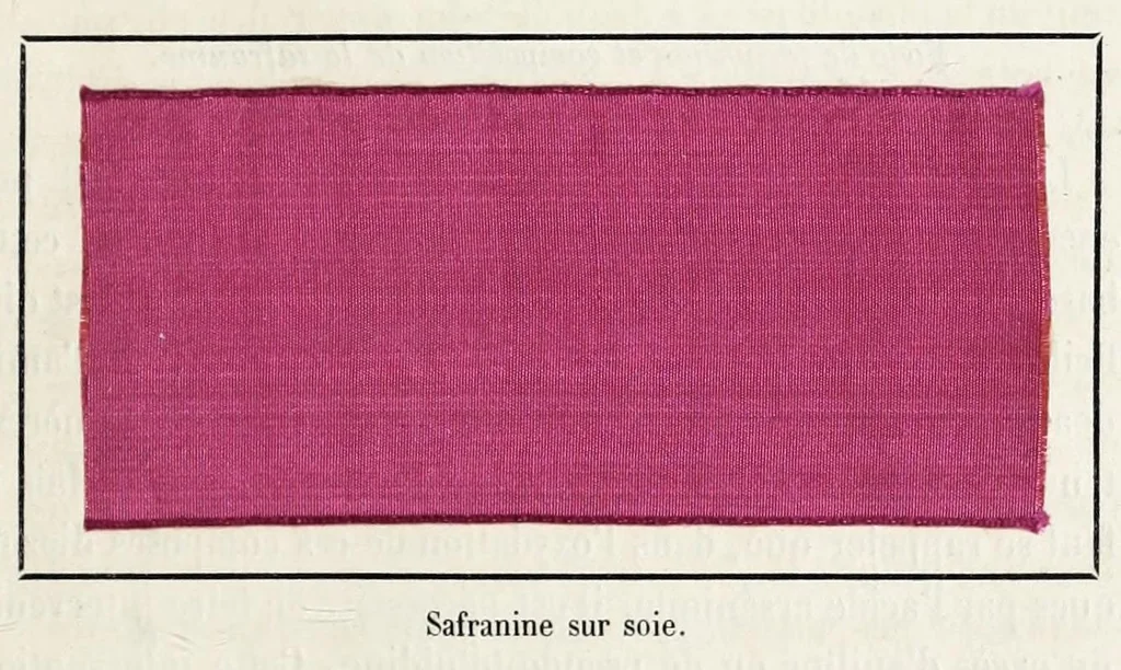 An illustration from Progrès de l'industrie des matières colorantes artificielles, 1876, leaf 135