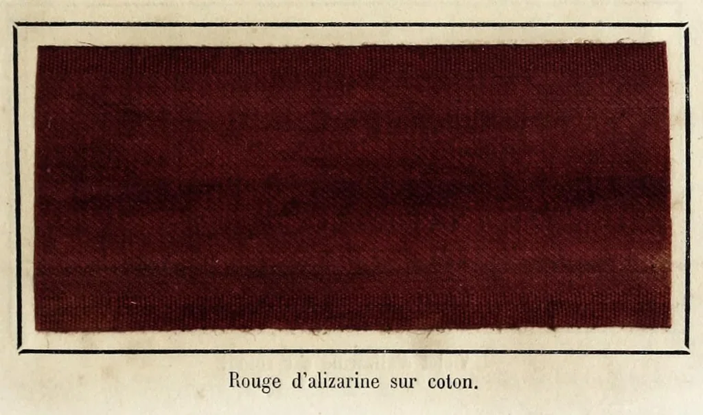 An illustration from Progrès de l'industrie des matières colorantes artificielles, 1876, leaf 195