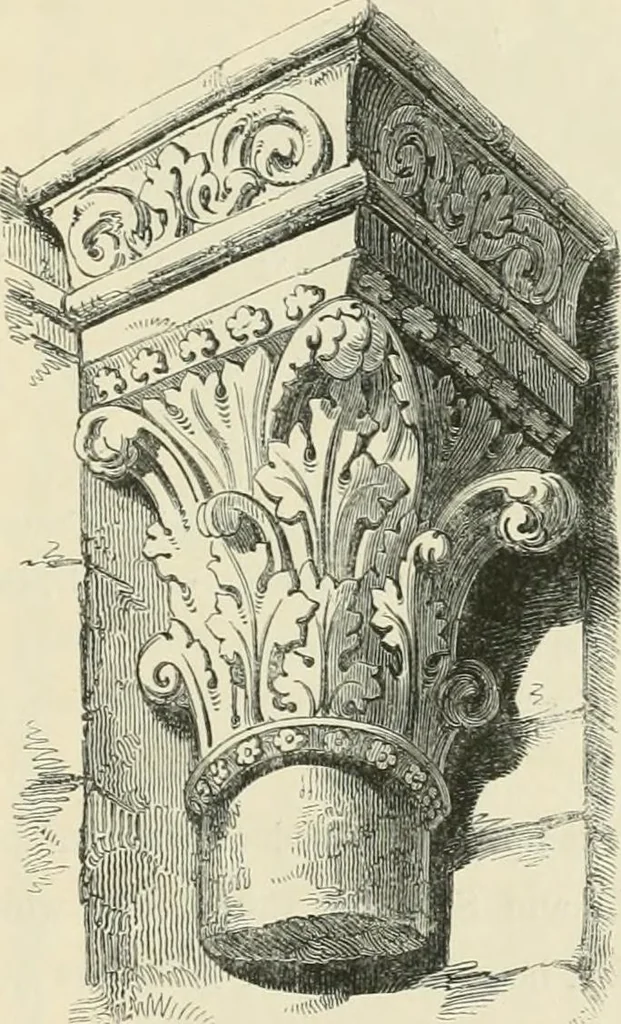 An illustration from Progress in art and architecture : with precedents for ornament, 1852, leaf 66