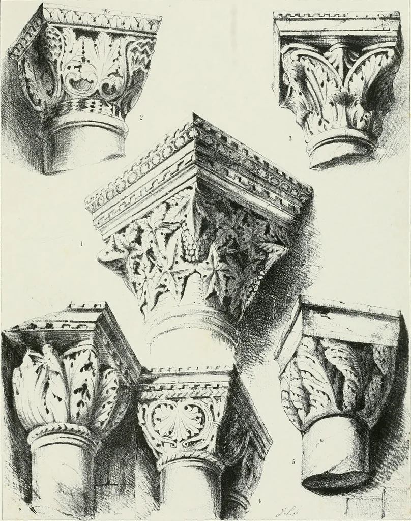 An illustration from Progress in art and architecture : with precedents for ornament, 1852, leaf 78