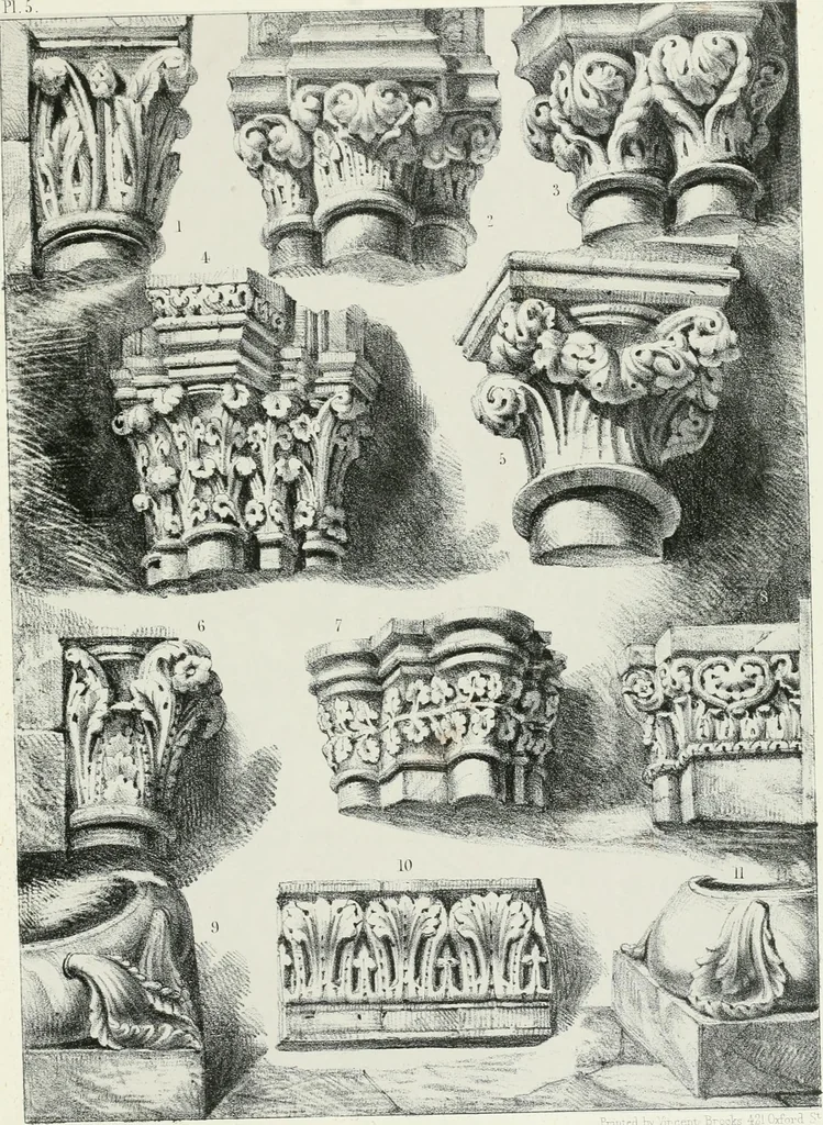 An illustration from Progress in art and architecture : with precedents for ornament, 1852, leaf 80