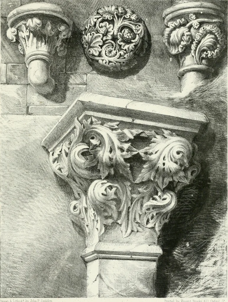 An illustration from Progress in art and architecture : with precedents for ornament, 1852, leaf 84