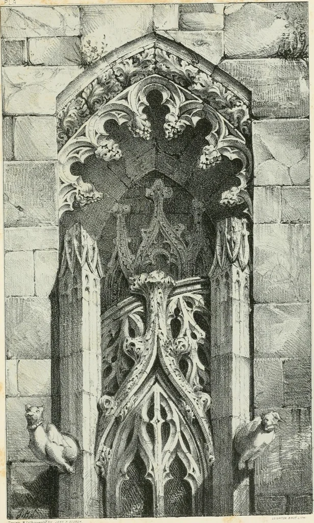An illustration from Progress in art and architecture : with precedents for ornament, 1852, leaf 88