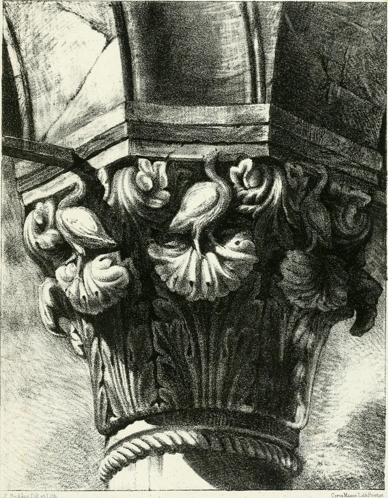 An illustration from Progress in art and architecture : with precedents for ornament, 1852, leaf 92