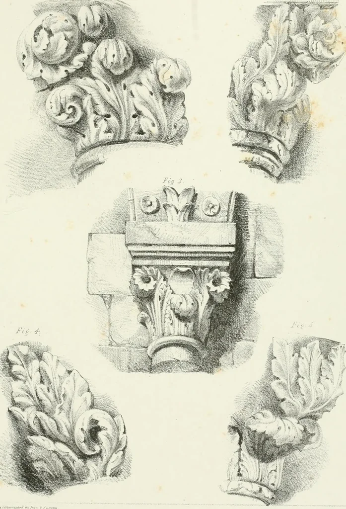 An illustration from Progress in art and architecture : with precedents for ornament, 1852, leaf 94