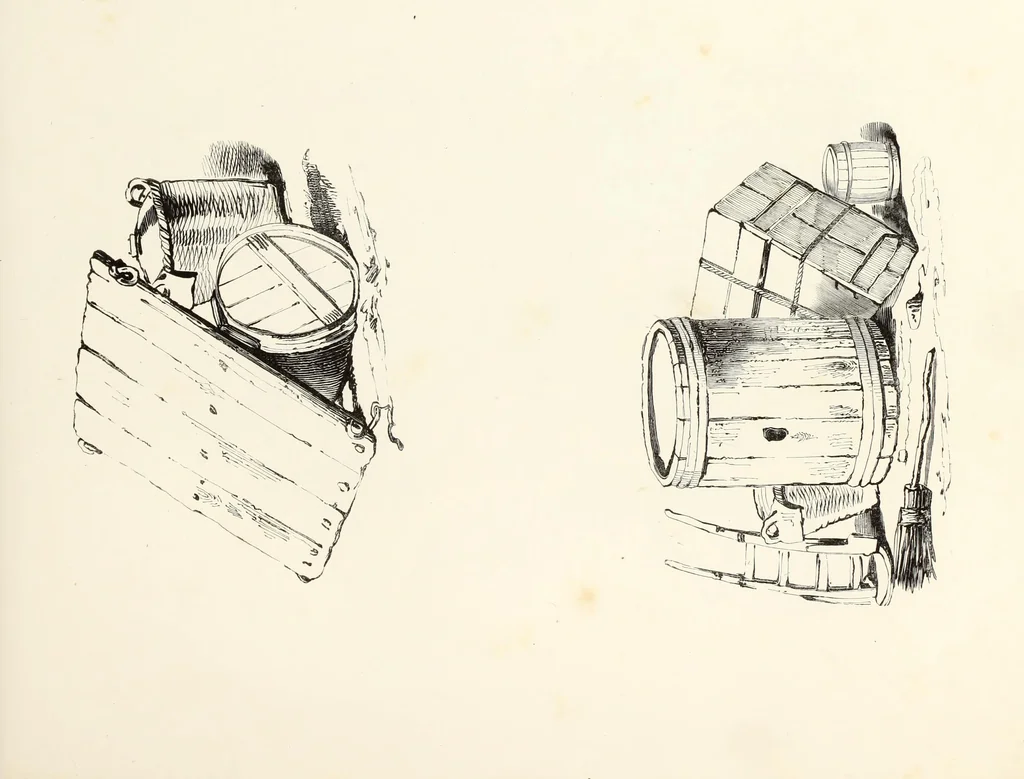 An illustration from The progressive drawing-book : containing a series of easy and comprehensive lessons for drawing landscape, architecture, the human figure, shipping, and animals, &c. without the aid of a master : also, a complete treatise on perspective, with nearly three hundred engravings, 1853, leaf 150