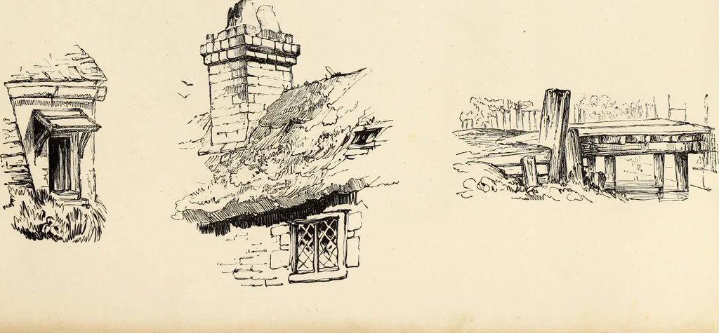 An illustration from The progressive drawing-book : containing a series of easy and comprehensive lessons for drawing landscape, architecture, the human figure, shipping, and animals, &c. without the aid of a master : also, a complete treatise on perspective, with nearly three hundred engravings, 1853, leaf 70