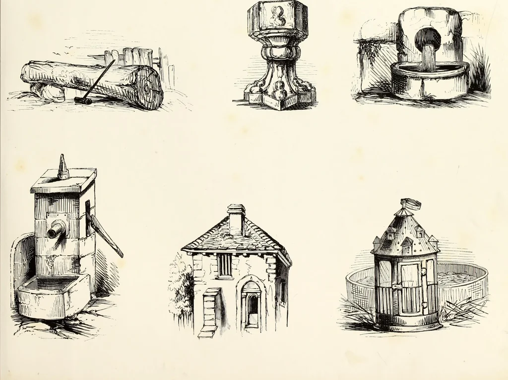 An illustration from The progressive drawing-book : containing a series of easy and comprehensive lessons for drawing landscape, architecture, the human figure, shipping, and animals, &c. without the aid of a master : also, a complete treatise on perspective, with nearly three hundred engravings, 1853, leaf 84