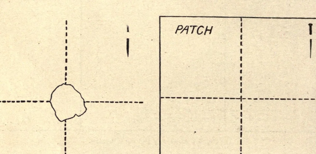 An illustration from Progressive lessons in the art and practice of needlework for use in schools, 1893, leaf 36