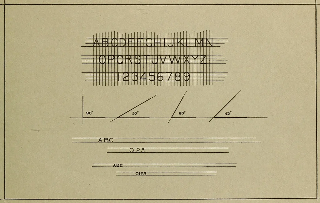 An illustration from Projects for beginning woodwork and mechanical drawing, 1912, leaf 140