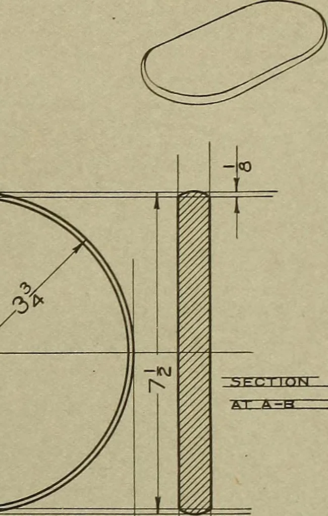 An illustration from Projects for beginning woodwork and mechanical drawing, 1912, leaf 60