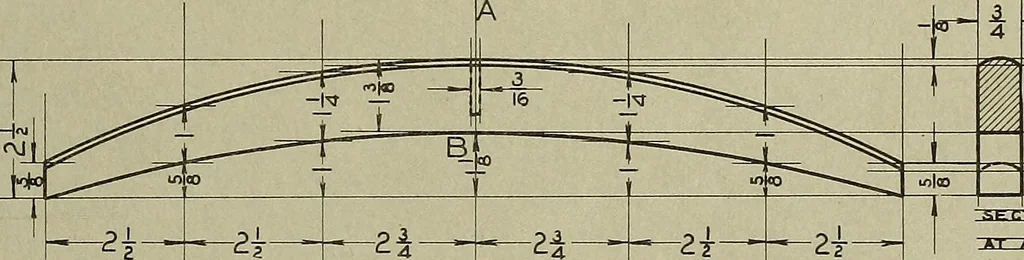 An illustration from Projects for beginning woodwork and mechanical drawing, 1912, leaf 66